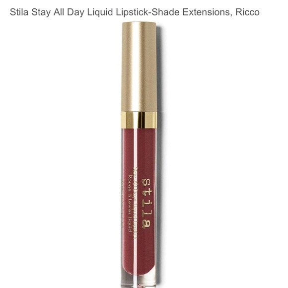 Stila Liquid Lipstick Ricco in Deep Burgundy - Picture 2 of 7